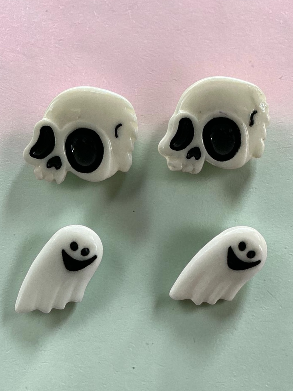 🆕 Skulls and Ghosts Stud Earrings